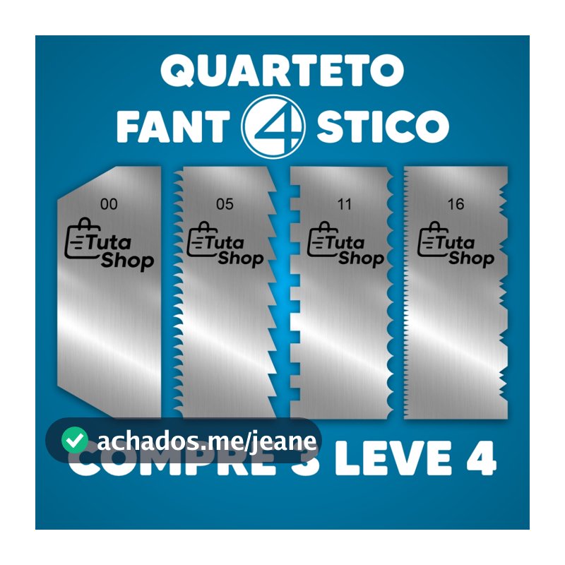 Kit Espátulas Decorativas Quarteto Fantástico em Aço Inox Espátulas para Bolo em Inox