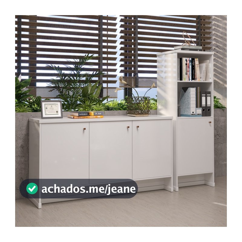 Conjunto Escritório Buffet e Armário Berlin - ViaNossa