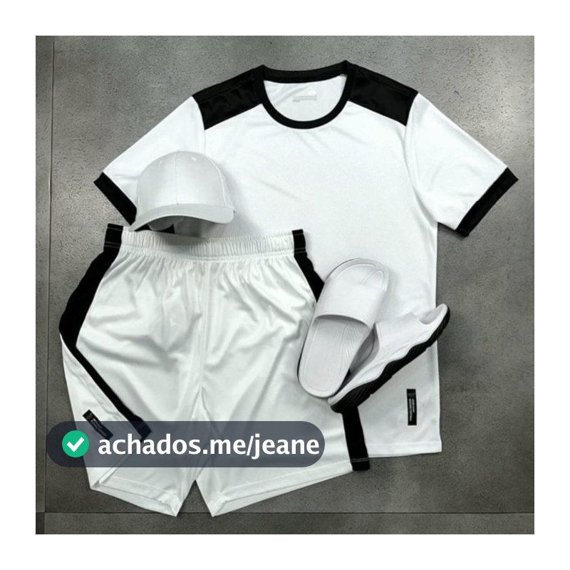 Kit Conjunto Masculina Dry Fit Camisa + Bermuda Academy Training
