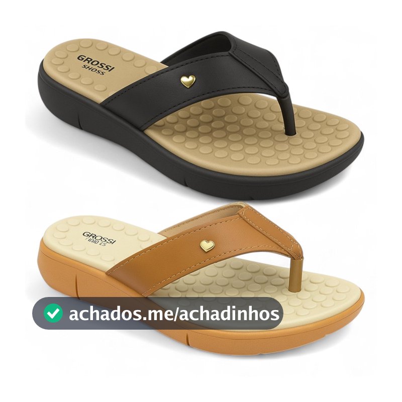 Chinelo Ortopédico Feminino Confortável Tamanco Anatômico Massageador Sandália Macia para Esporão
