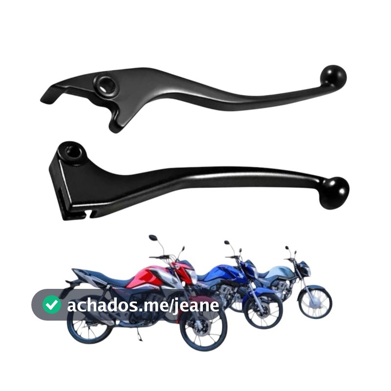 Manete Freio Disco E Embreagem Cg Titan Fan 125 150 160 Preto Par