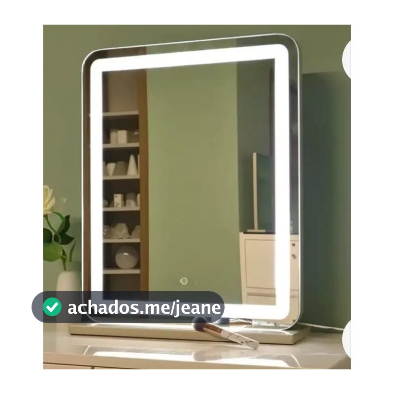 espelho Led maquiagem bancada 40x50cm