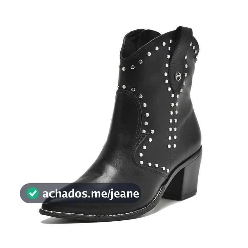 Bota Feminina Country Texana Cano Médio Via Marte 054-006