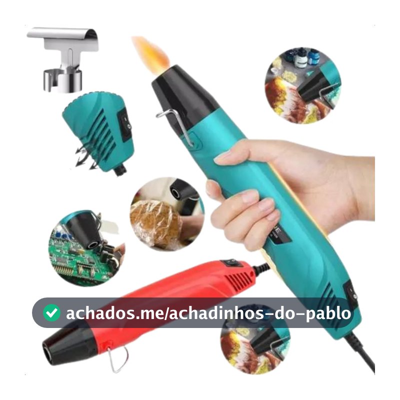 Soprador Térmico Portátil Multiuso 350 °C com Bico Direcionador