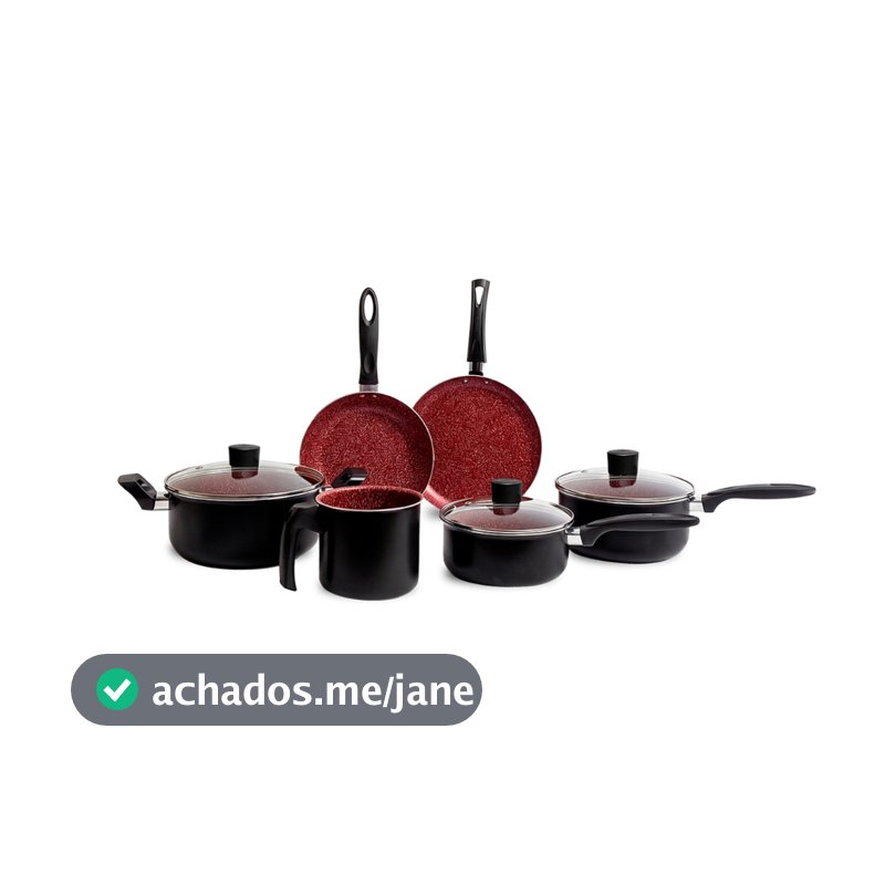 Jogo de Panelas Brinox Ceramic Life Easy - 6 Peças Antiaderente Cerâmico.