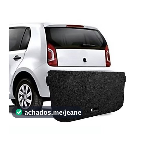 Tampão de Estepe Compatível com Volkswagen Up Save Carpete Grafite ou Preto Sem Furação