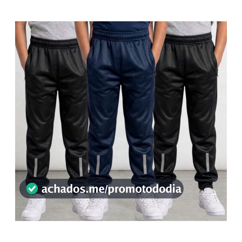 Kit 3 Ou Duas Calças Infantil Calças Resistentes Com Bolsos Calça Infantil Slim Fit