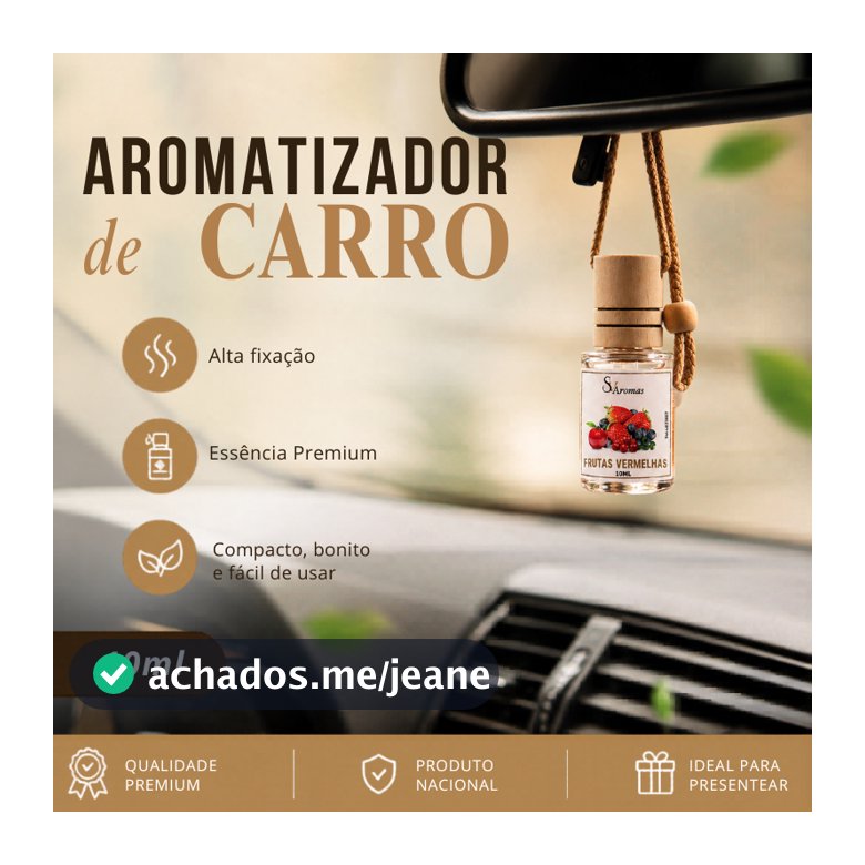 Cheirinho de Carro, Aromatizador Carro, Perfume para Carro, Essência