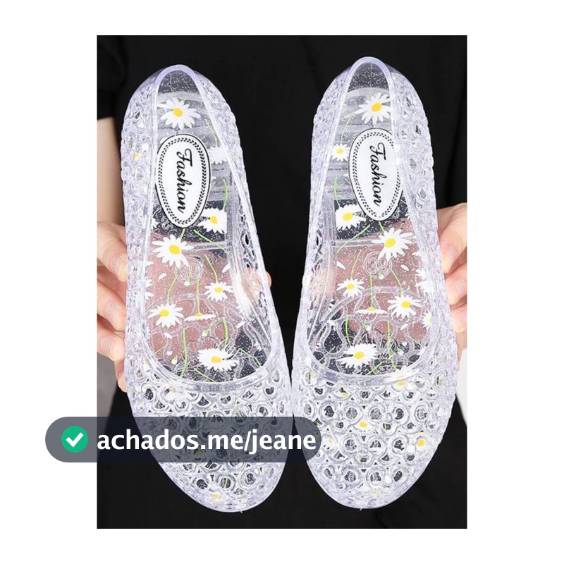 Sandálias populares deste ano cristal quatro estações novo estilo sandálias femininas Baotou exterior usar oco geléia tr