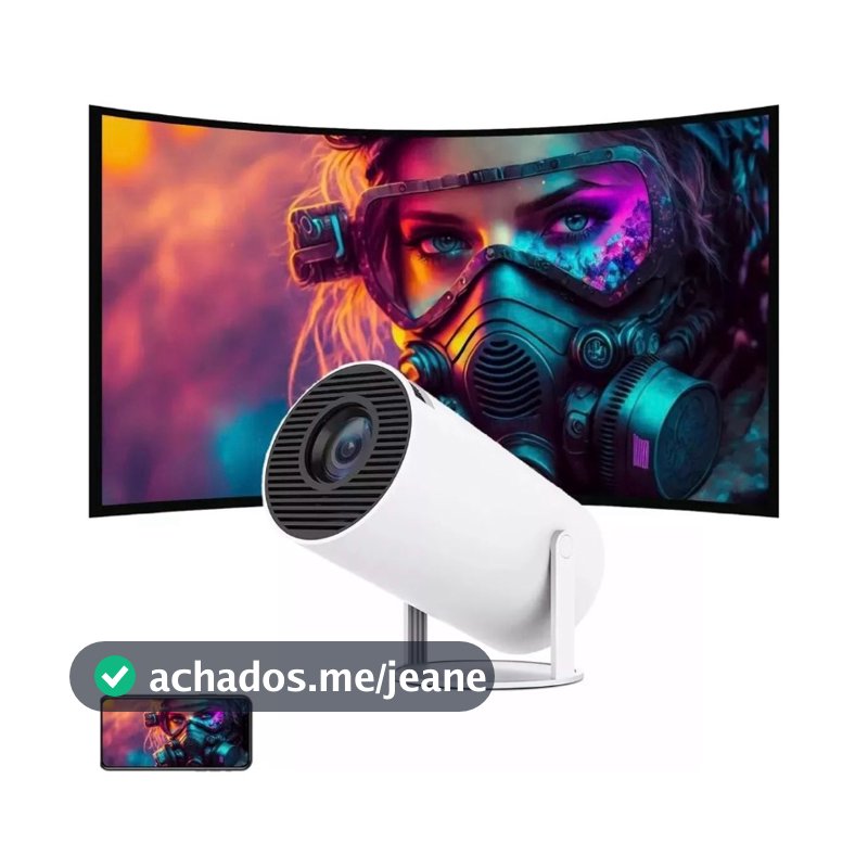 Projetor HD 150 Polegadas Celular Wifi e Bluetooth HY300 110/220 | Envio Imediato