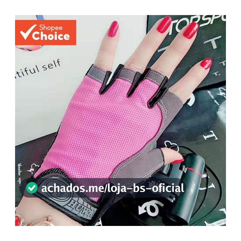 Bicicleta Equitação Meio Dedo Luvas Para Mulheres Antiderrapante Estilo Ao Ar Livre Levantamento De Peso Ginásio Senhora