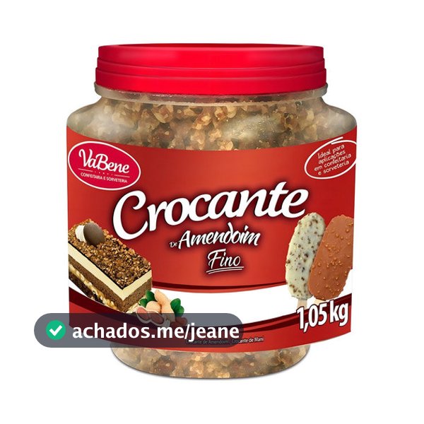 Crocante de Amendoim Fino 1,050kg - Vabene