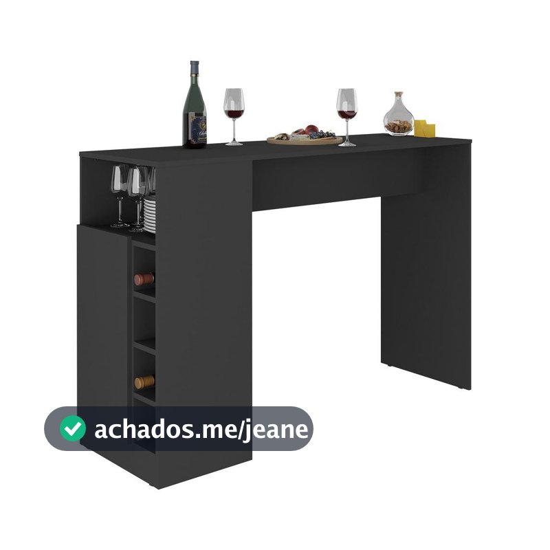 Bancada Balcão/Mesa de Cozinha com Adega Multimóveis MP2144