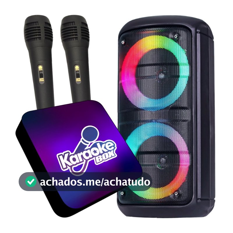 Karaoke Box Profissional Com Pontuação Anime Sua Festa Com Música