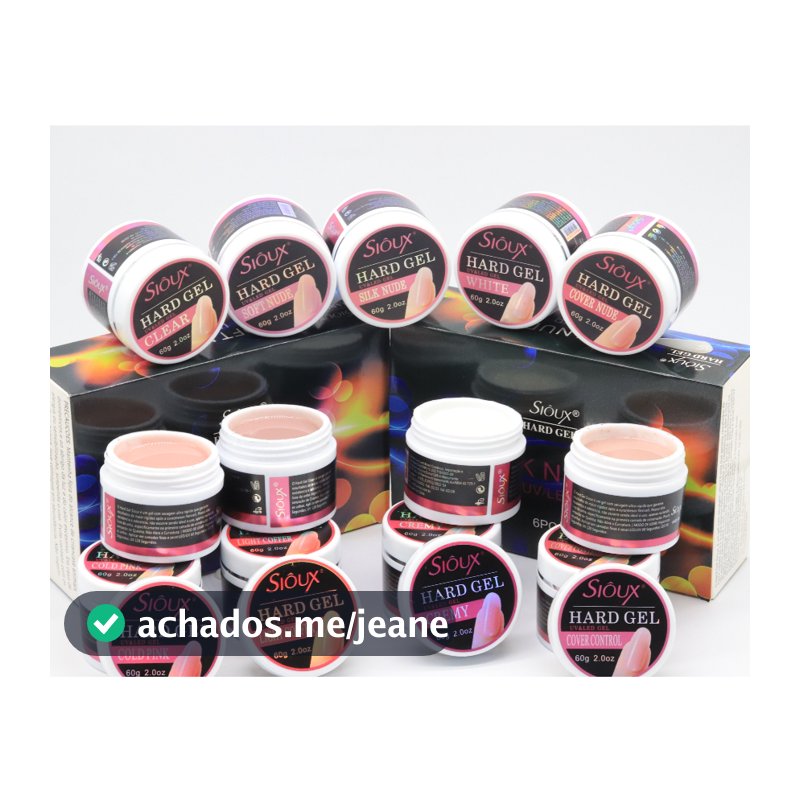 Gel Hard Gel Siôux Uv/led 60g Sioux Para Alongamento De Unhas