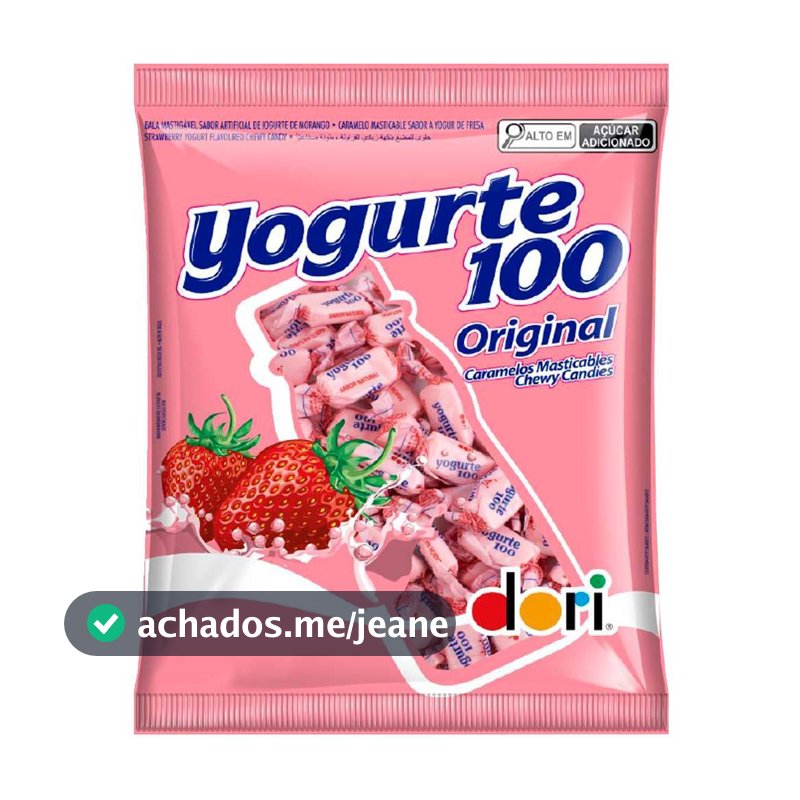 Bala Mastigável Yogurte 100 Original 500g - Dori