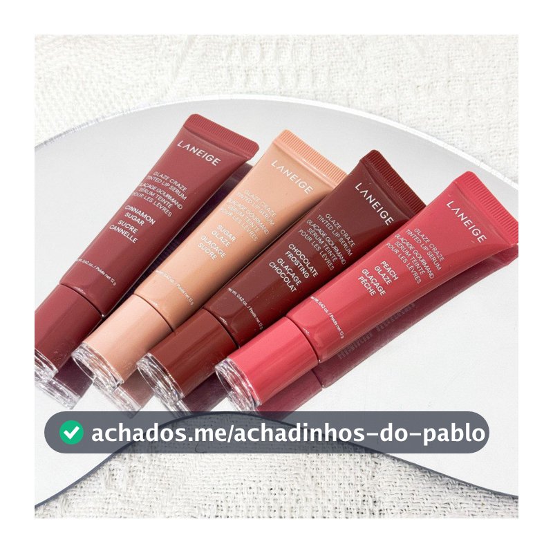 LANEIGE Máscara Labial Essência Labial Hidratante Bálsamo Labial Colorido 12g