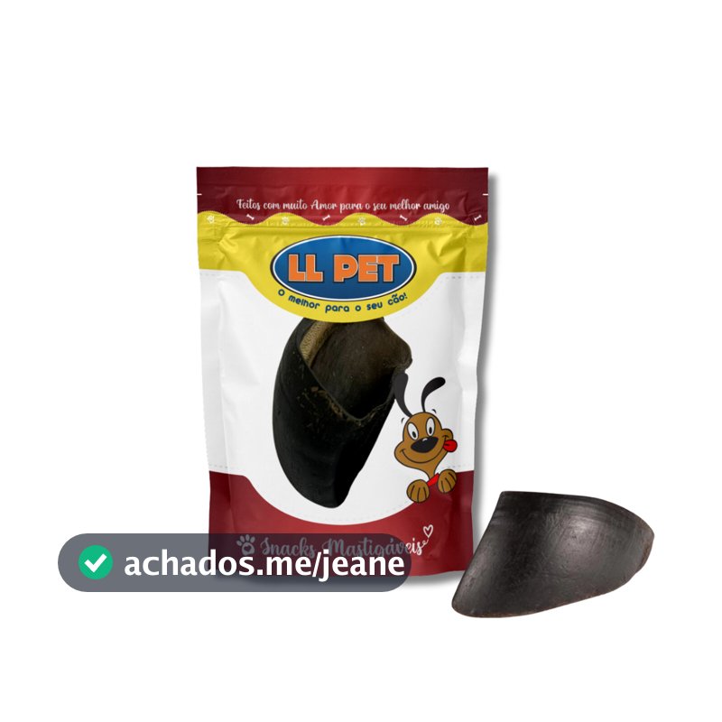Mordedor Natural para Cães Casco Bovino LL Pet