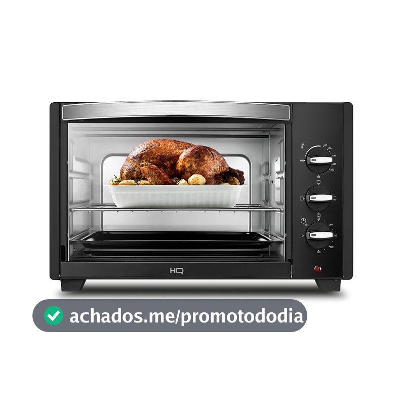 Forno Elétrico HQ 48 Litros HQ48D 1600W Preto 127V