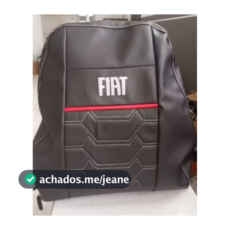 Capa De Banco Fiat Semi Específica 90% Couro  Uno/Palio/Siena/Stilo/Punto/Cronos/Argo/Toro/Doblo/Strada C.D