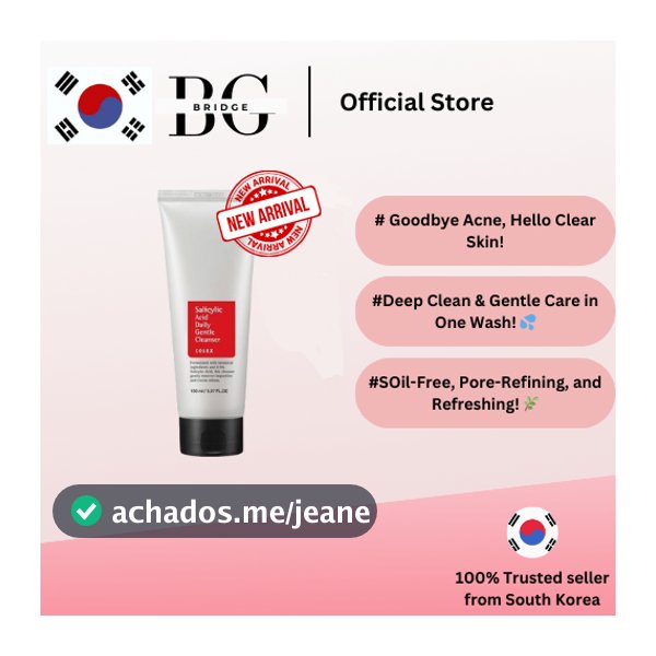 [COSRX] Limpador Suave Diário Com Ácido Salicílico 150ml | Cuidados Acne Controle De Óleo Limpeza Profunda