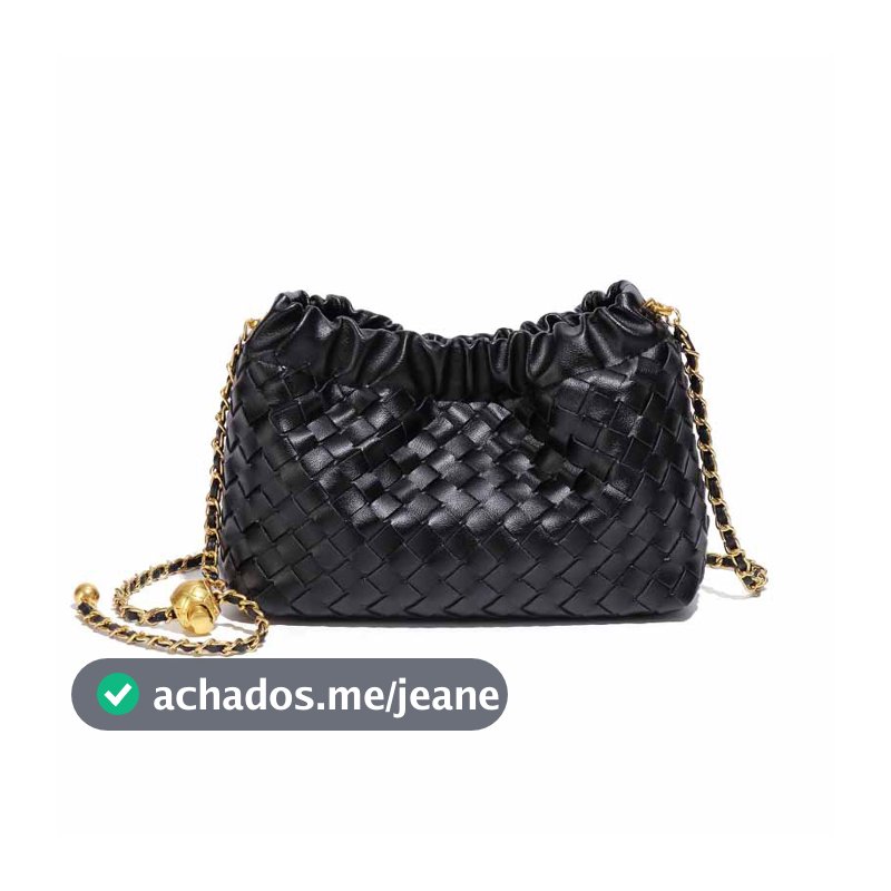 Bolsa Fashion Woven Bag Nova Para Mensageiro De Ombro