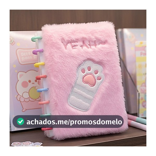 Caderno Inteligente Peludinho Patinha de Gato O Planner Mais Fofo do Mundo