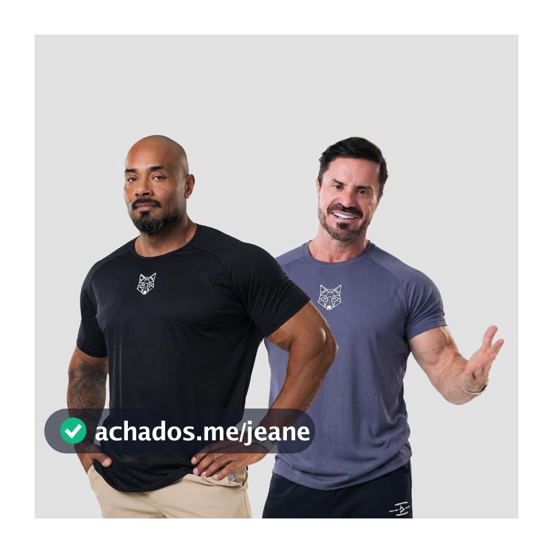 Kit 2 Camisetas Masculina Dry Alpha Co