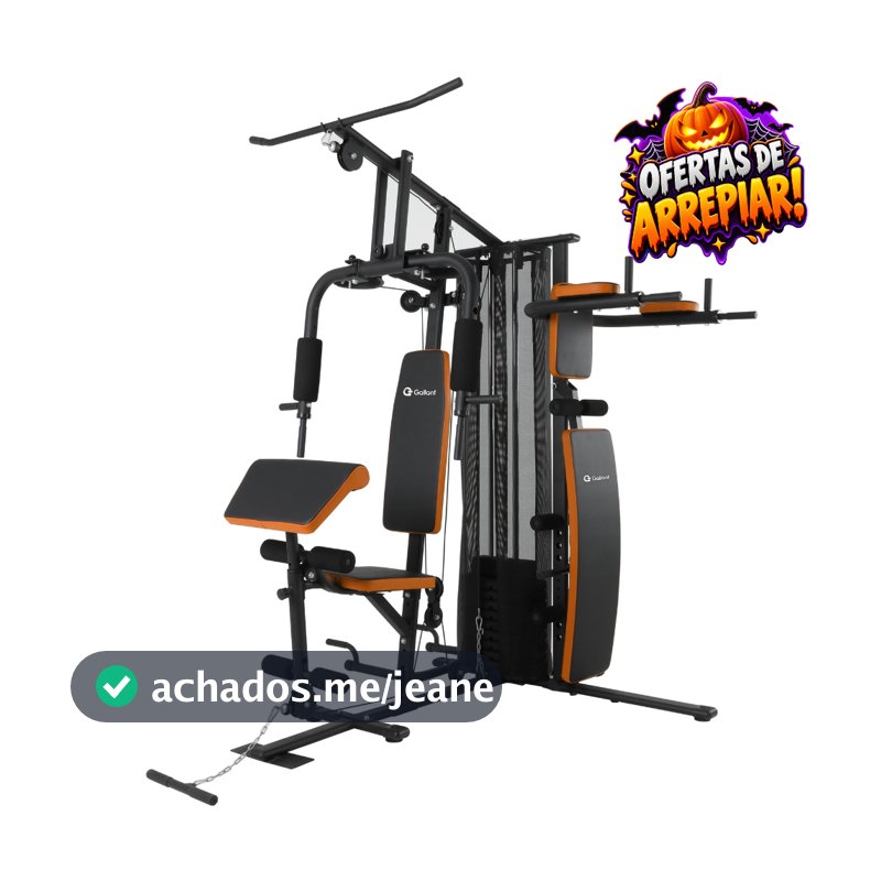 Estação de Musculação 65kg Gallant Elite (GEM65H44A-PT)