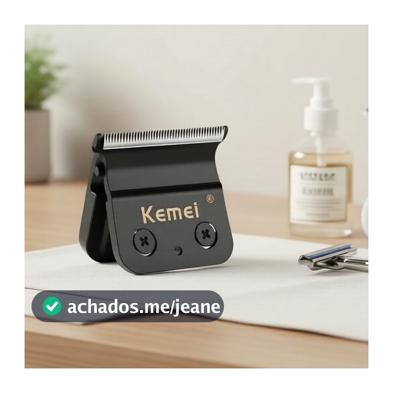 Lâminas de Substituição KEMEI KM-2299 Profissional para Máquinas de Cortar Cabelo, Acessório Original