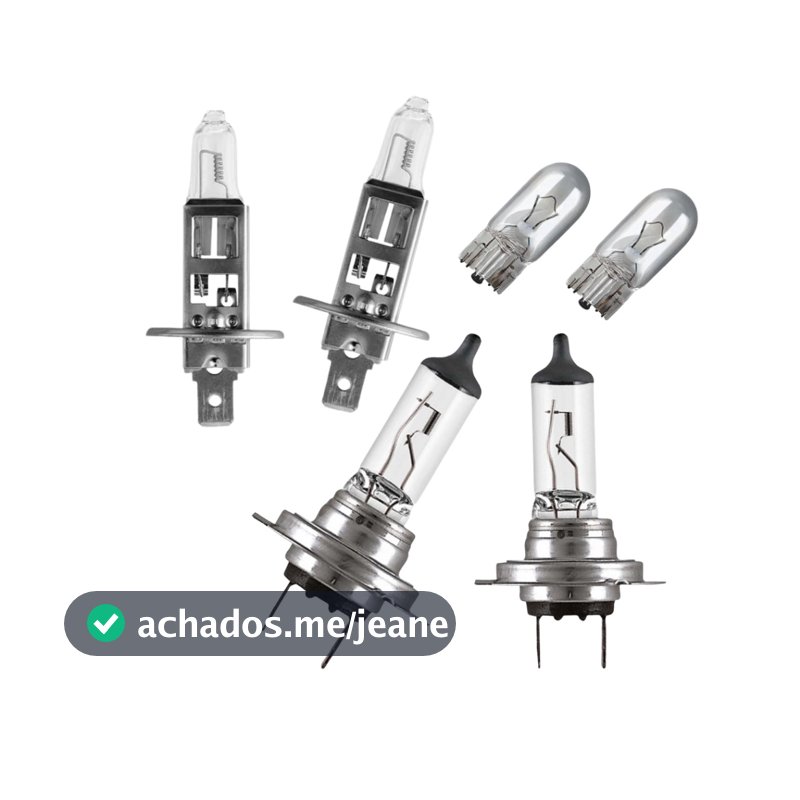 Kit Lâmpada Automotiva Farol Alto Baixo E Lanterna H1 H7 T10 Envio Rapido