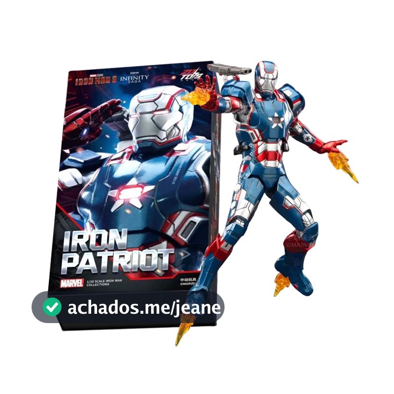 Boneco Homem de Ferro Patriot Figure Iron Man 3 Original