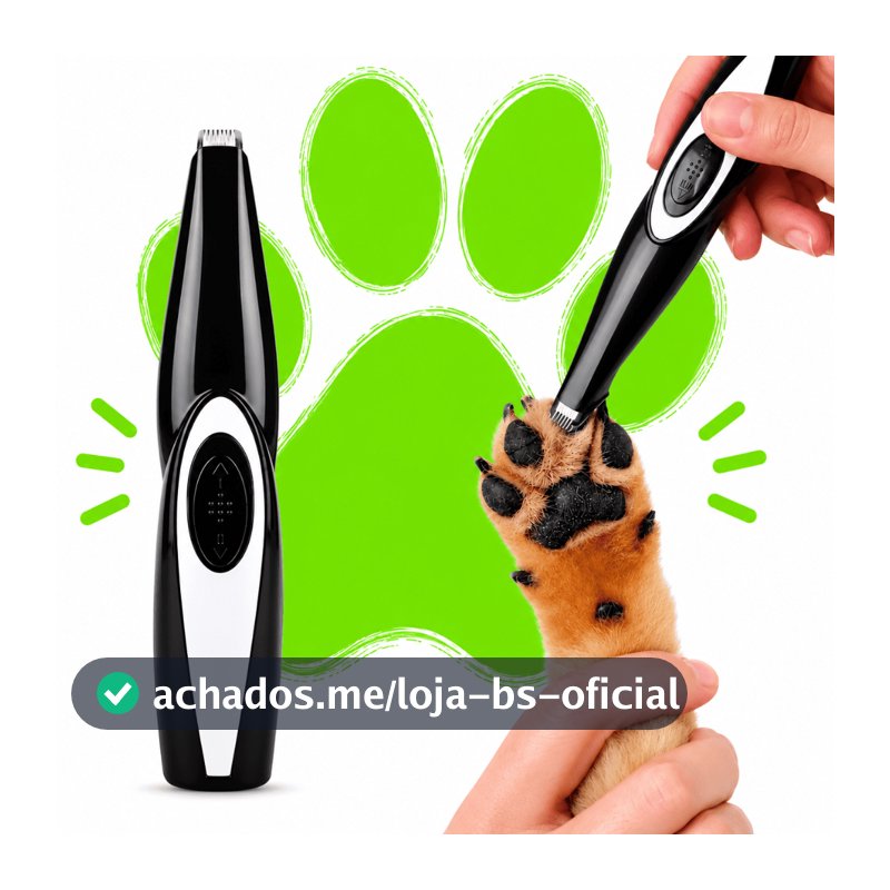 Maquininha Pet Tosador Caes Tosar Patinha Orelha Cachorros