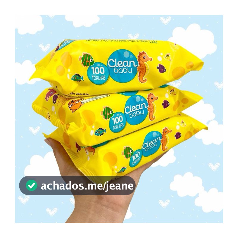 Lenços Toalhas Umedecida Higiene Bebe Promoção