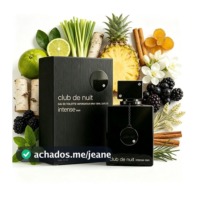 Club De Nuit Intense Masculino 100ML Perfume Fresco de Madeira