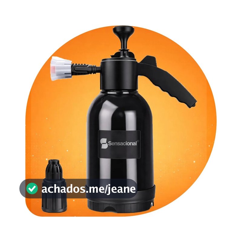 Pulverizador Manual 2L Snow Foam Espuma de Neve Alta Pressão Automotiva Limpeza Estética Sensacional