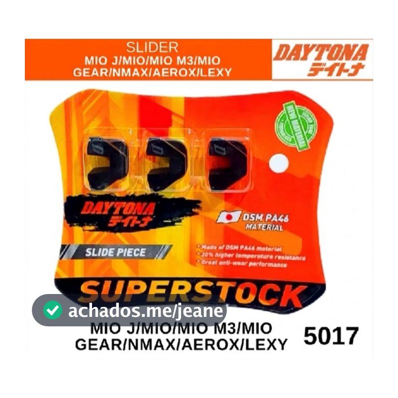 SLIDER DAYTONA YAMAHA MIO/MIOJ/XRIDE/NMAX/AEROX/LEXI