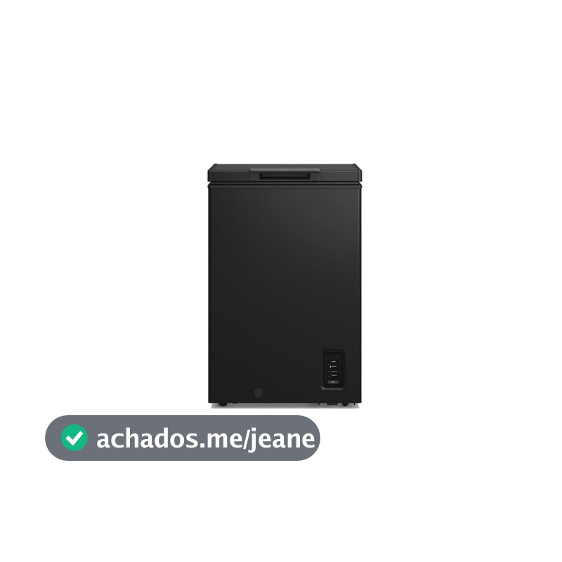 Freezer Horizontal Electrolux 95L Inverter Bivolt Uma Porta Preto (HB10B)