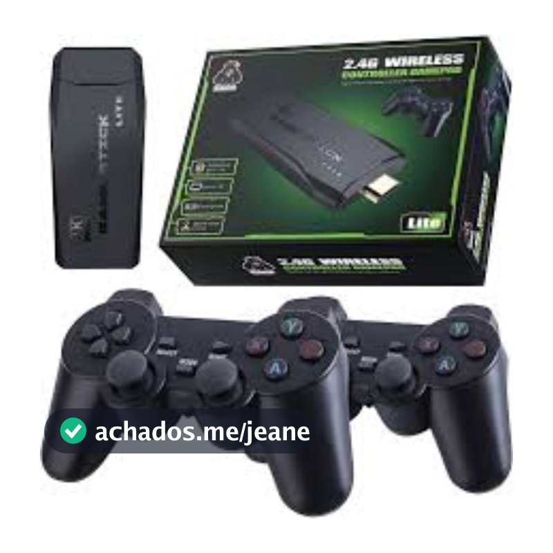 Video Game Stick 4K Original 64G - 10.000 Jogos e Controle Sem FioLeia o anúncio