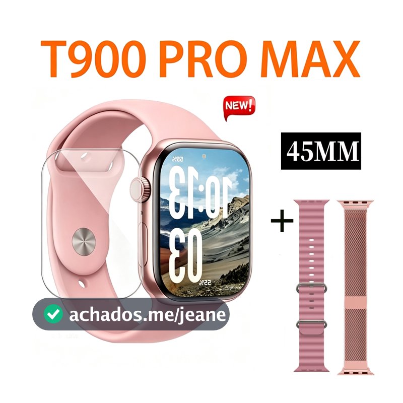 Relógio Smartwatch T900 PRO MAX  Series 10 PrSuper Amoled Envio Imediato Lançamento 2026