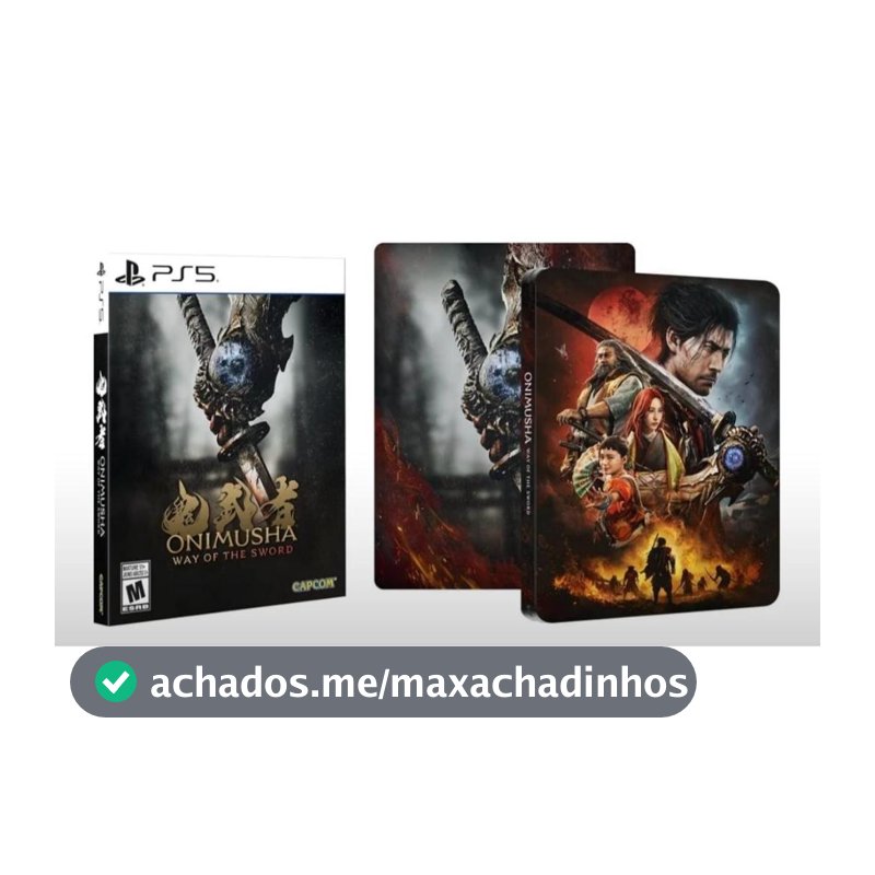 Onimusha: Way of the Sword - Edição Steelbook - PlayStation 5