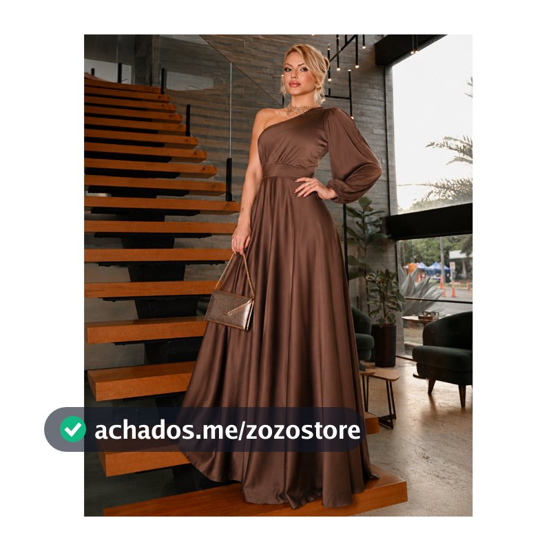 Vestido Feminino Longo Social Festa Madrinha Casamento Formatura  Vestido Ana Bela