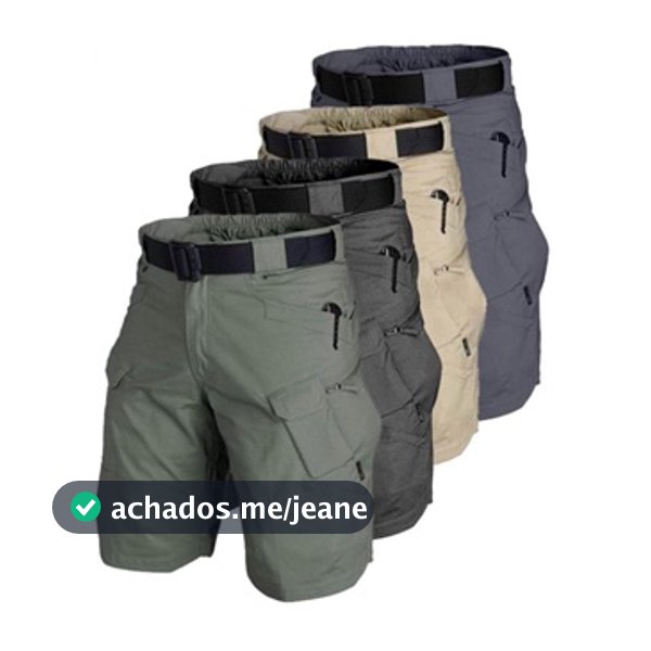 Esportes ao ar livre essencial Calções De Bolso Masculinos Calças Elásticas Multi-Táticas Tenha