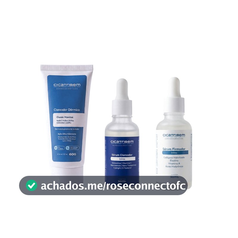 Cicatribem Clareamento Total Sérum Clareador & Clareador Dérmico 60g + Firmador Íntimo de Brinde