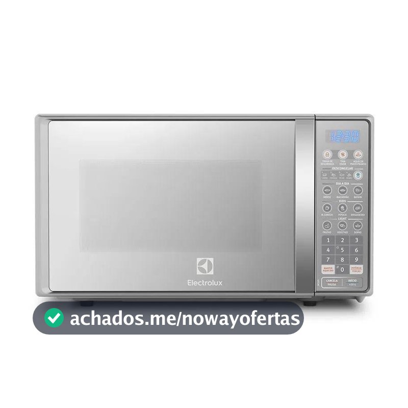 Micro-ondas Electrolux 20L cor Inox Espelhado com Função Tira Odor (MT30S)