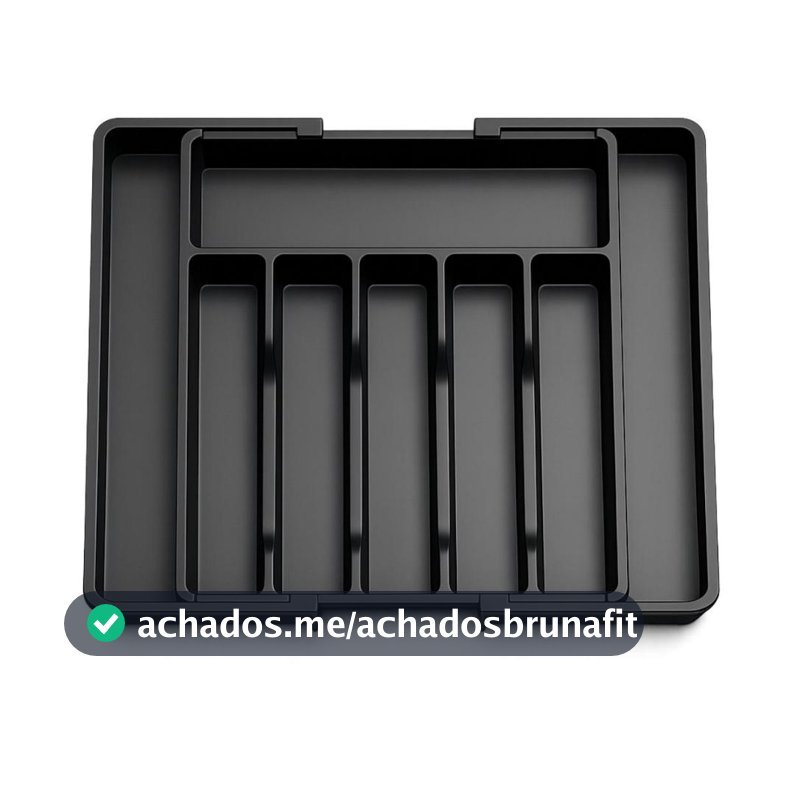 Organizador De Utensílios Porta Talheres Ajustável Expansível Gaveta Cozinha Bandeja Extensor Faca