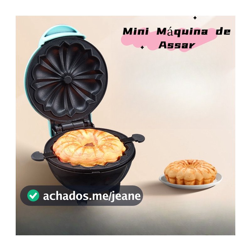 Mini elétrica antiaderente máquina de cozimento de bolo quiche/forno/máquina de ovo mini ferro 110V