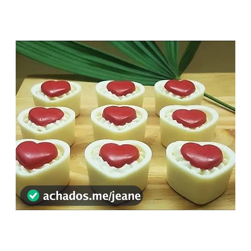 50/100 copinhos CORAÇÃO chocolate para doces finos e aniversário