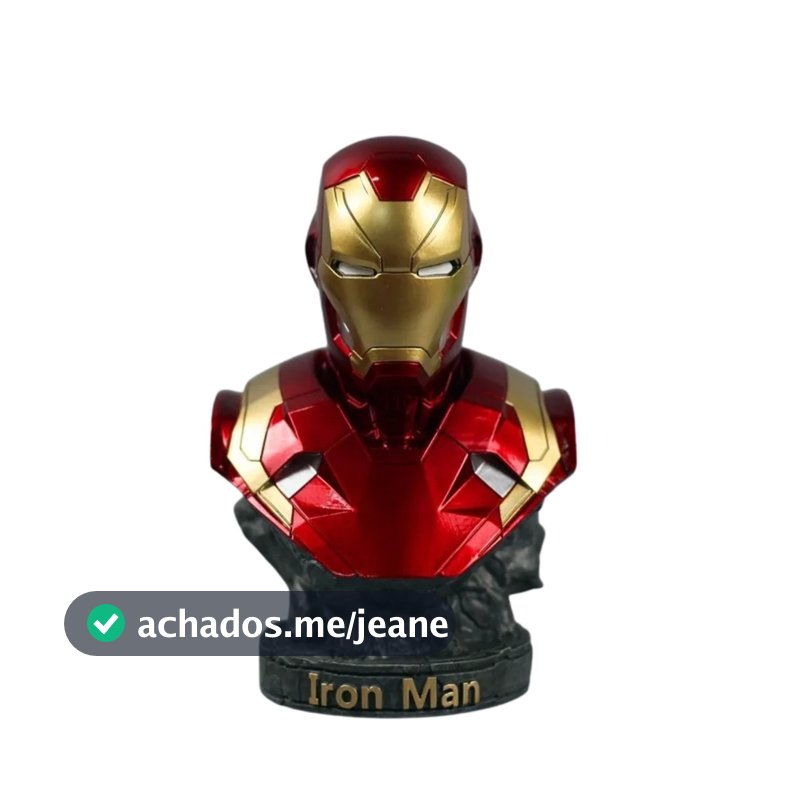 Busto Estátua Boneco Action Figure Homem de Ferro Prime Resina