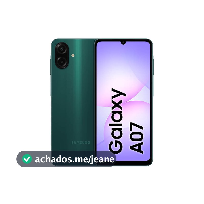 Celular Samsung Galaxy A07 256GB, 8GB, Câmera 50MP, Tela 6.7", Proteção IP54, Processador 6nm